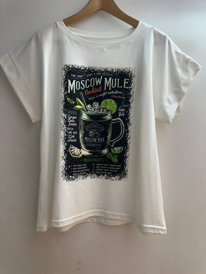 16676 Tryckt T-shirt för wholesale av LORIANE