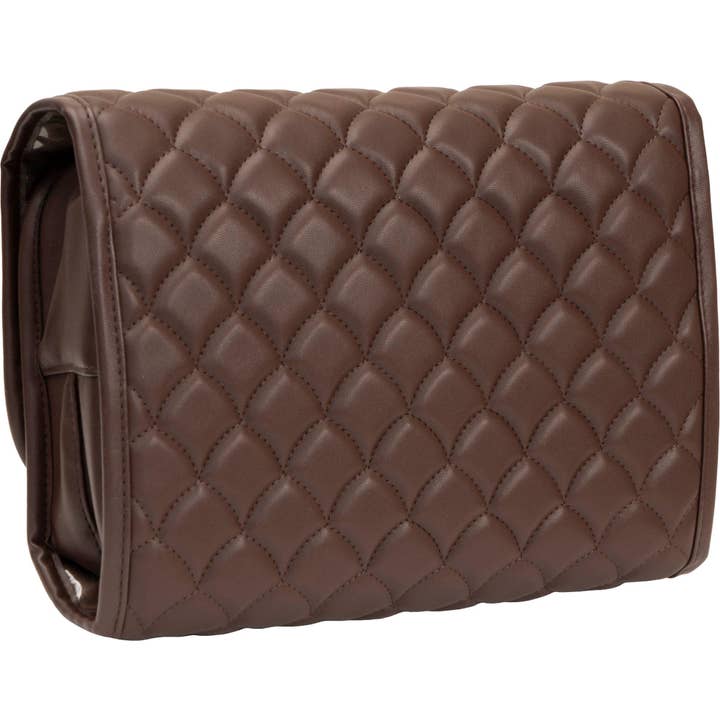 Magid – wholesale Toiletry bag – women's – Joan & David The Teardrop Quilted Roll Hanging Toiletry Bag13