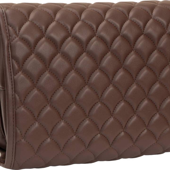 Magid - Wholesale Toiletry bag – women's - Joan & David The Teardrop Quilted Roll Hanging Toiletry Bag13