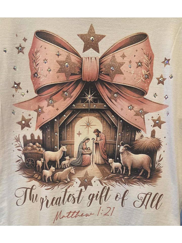 JCoons - Wholesale Screen Printed T-Shirt - Women's - The Greatest Gift of All