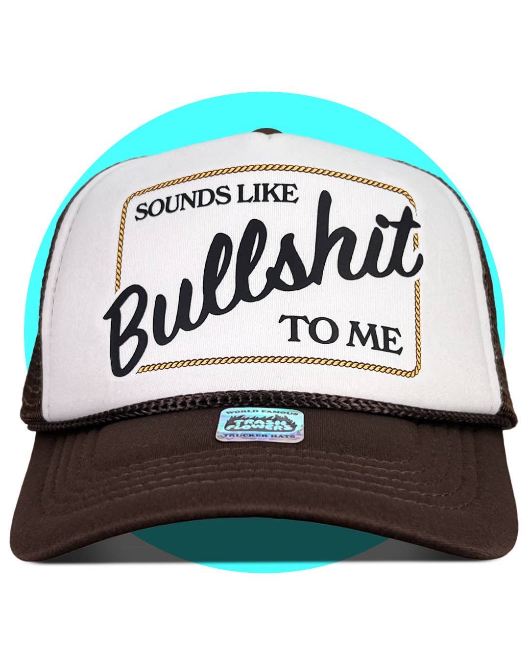 Trash Flowers Trucker Hats – Großhandel Trucker-Cap – Unisex – Klingt für mich nach Blödsinn Trucker Hat2