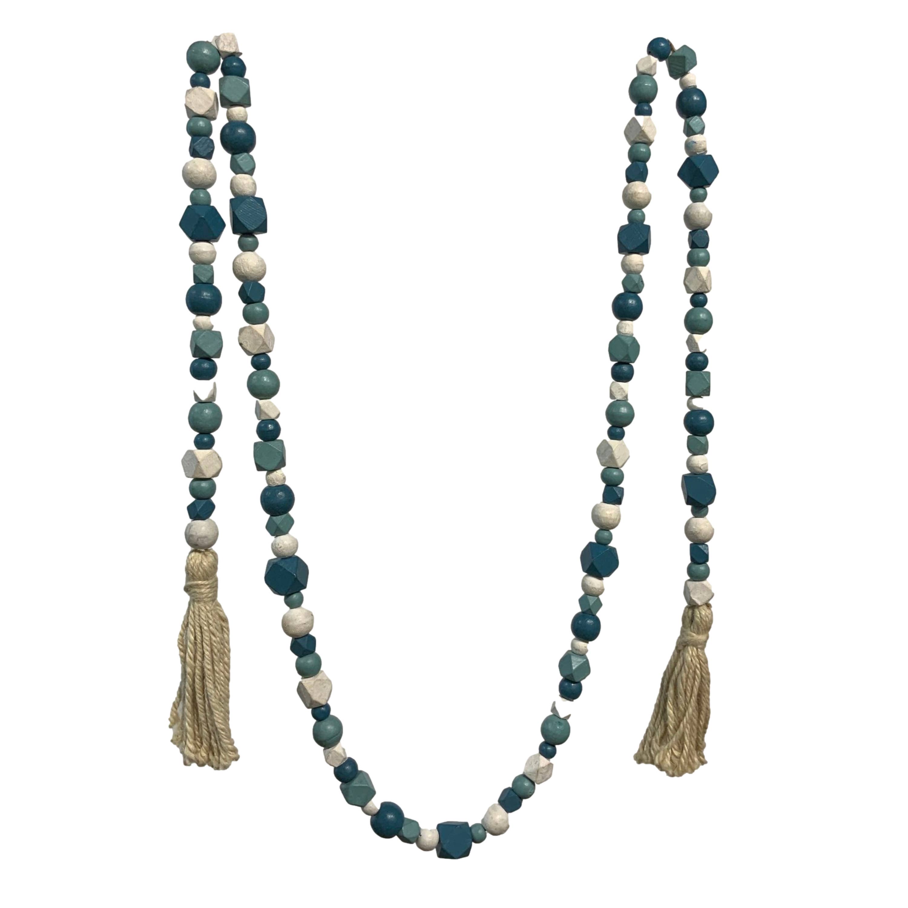 Wilco Home - Wholesale Slingers - 90" WD BOHO Bead Garland voor Kerstmis, herfst en elke dag12