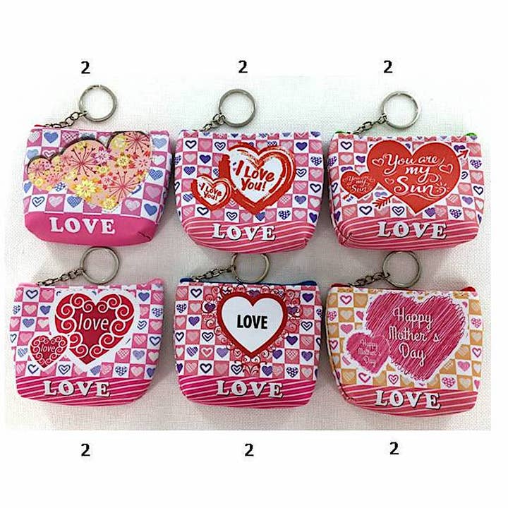 Atlas Fashion - Wholesale Coin Purse - Kids - Love Heart Pattern Coin Purse1