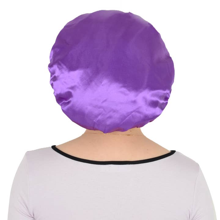 AK Brand - Wholesale Sleep cap / bonnet – women's - Satin Sleep Bonnet Wide Band Hair Protection Curly Hair28