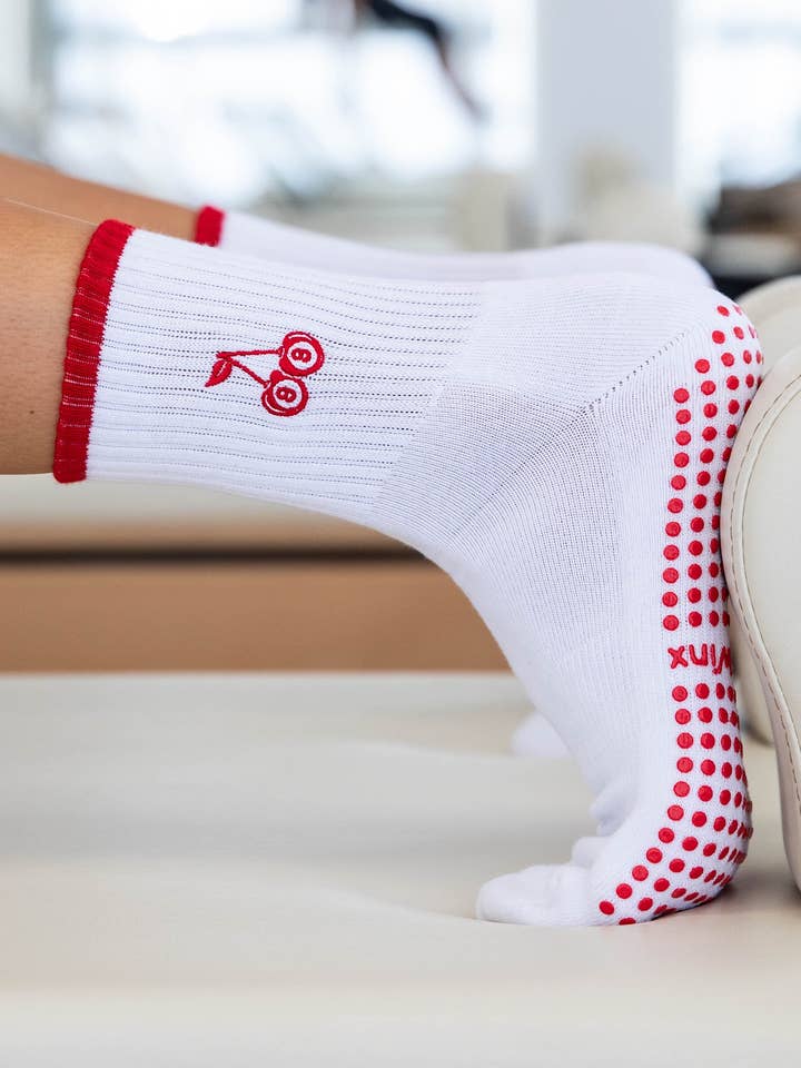 Cheeky Winx - Wholesale Socks – Unisex - Cherry Grip Socks