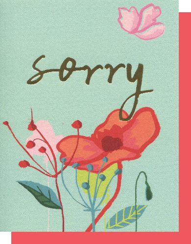 Big Wheel Press – wholesale Birthday card – Wild Poppies4