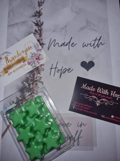 Fonte de cire parfumée à la barbe à papa pour la vente par Made with Hope by Amy Louise ❤️