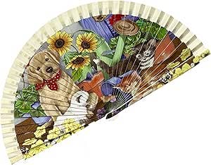 Hecho a mano - Venta al por mayor Ventilador plegable de mano - Abanico de madera2