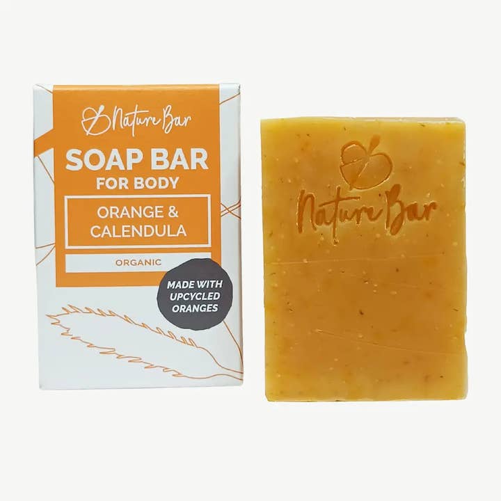 Apelsin- och ringblomstvål för wholesale av Nature Bar