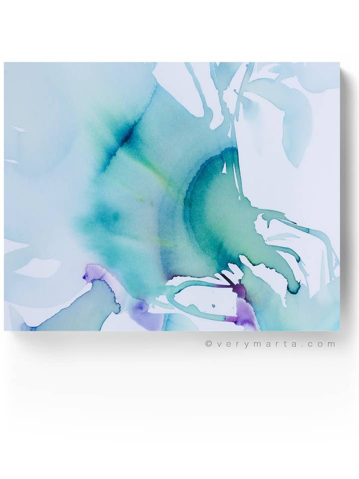 Stampe d'Arte Botanica da Parete Astratte Flora Pianta Acquerello Carta & Tela | Pasya per la vendita all'ingrosso da parte di Marta Spendowska