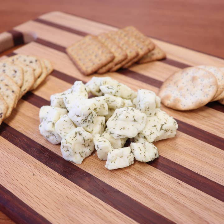 Alma Creamery LLC - Wholesale Cheese - 8oz. Dill Flavored Cheese Curds1