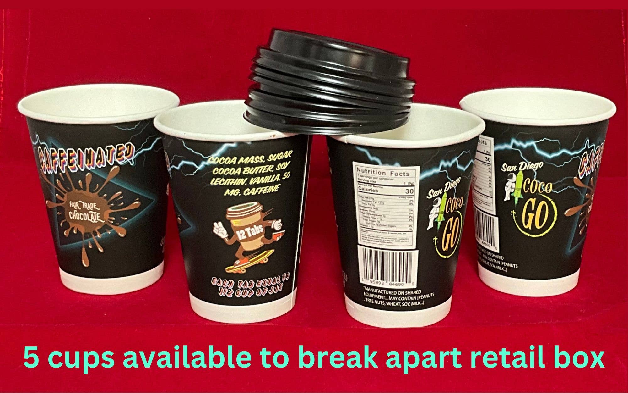 Coco Go - Wholesale Chocolate Bar - Coco-Go pre workout tabs caffeinated chocolates3