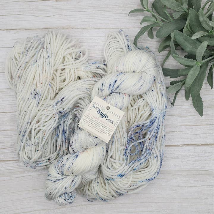 Blueberry Sparkle - DK — Teñido por Encargo para venta al por mayor de Wild Sage Wool