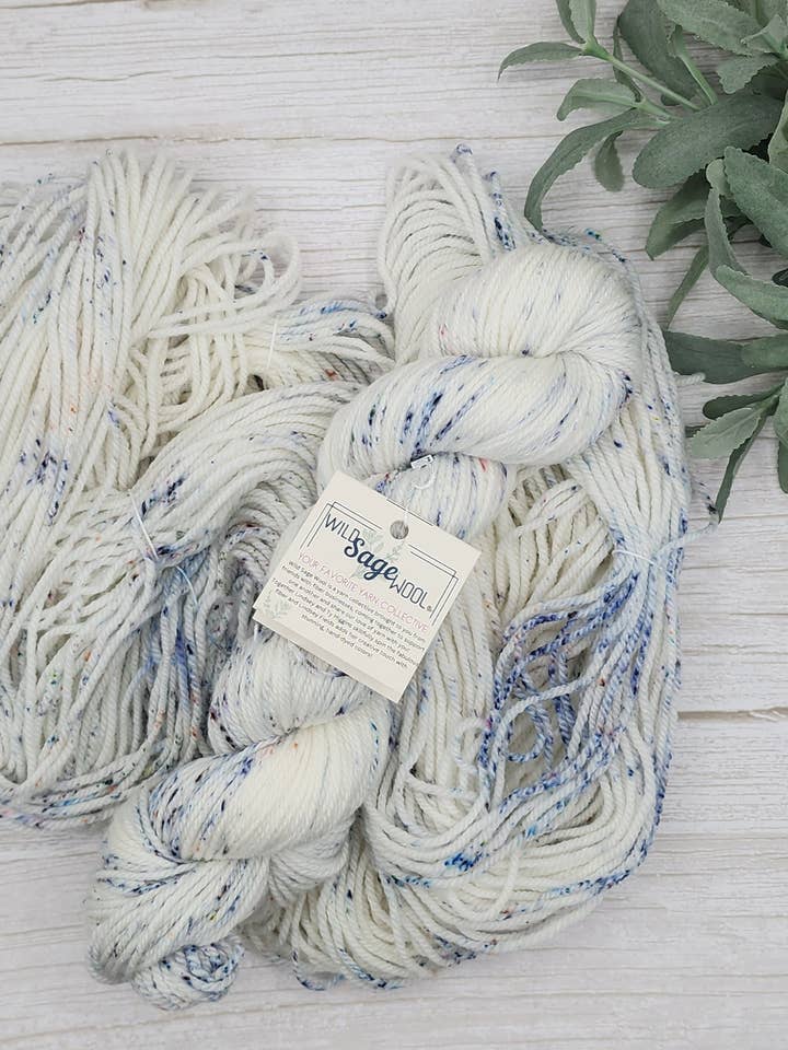 Blueberry Sparkle - DK — Dye to Order for wholesale by Wild Sage Wool