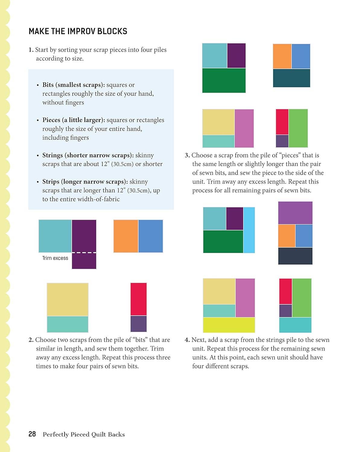 Fox Chapel Publishing - Wholesale Crafts, Hobbies & DIY - Perfectly Pieced Quilt Backs - The Scrap-Smart Guide 3