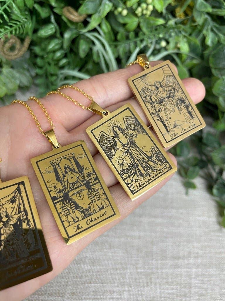 Copper Ashes - Wholesale Pendant/Charm Necklace - Tarot Card Necklace1