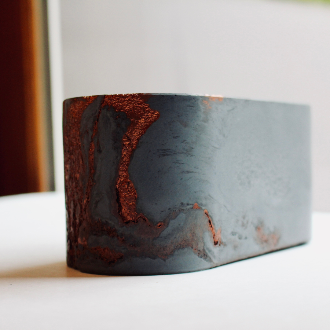 Verthandi Botanical - Wholesale Plant Pot - CONCRETE OVAL PLANTER4