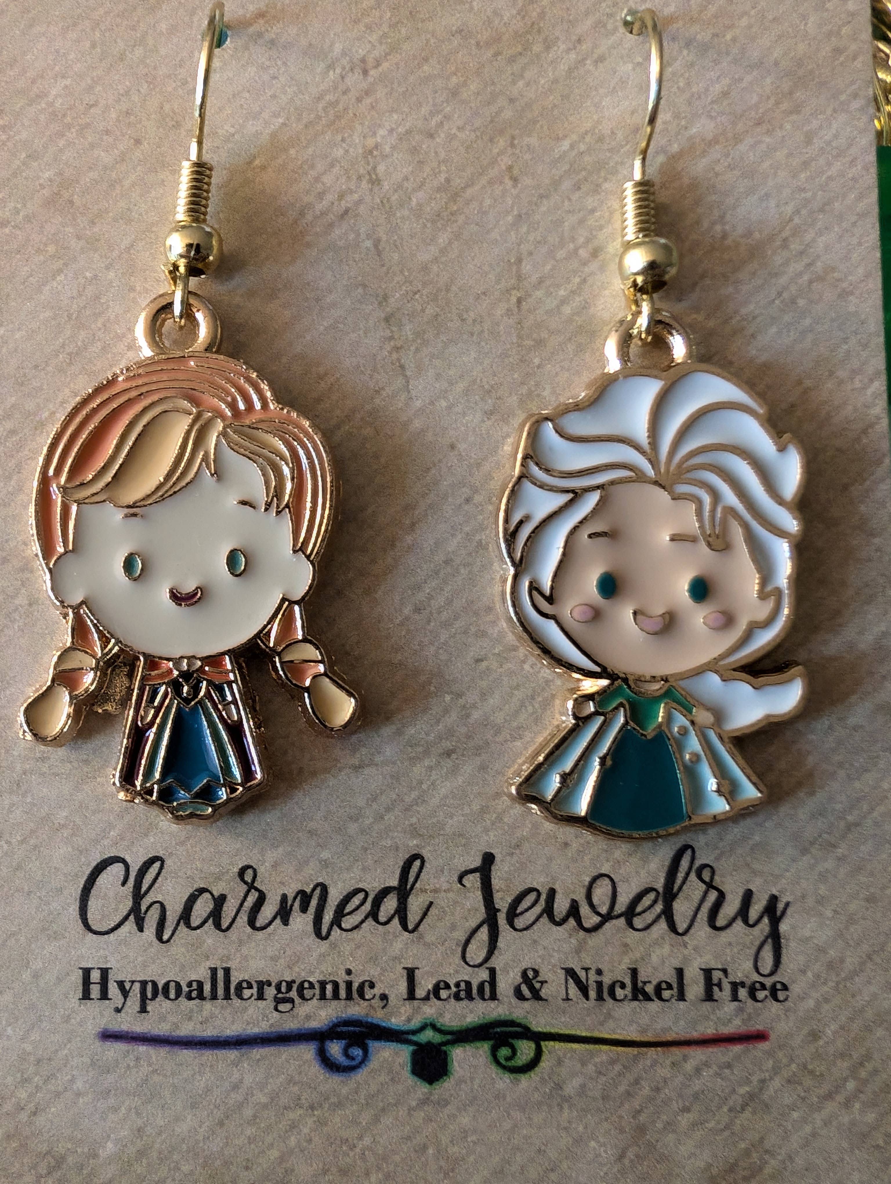 Con-Quest Crafts - Wholesale Dangle Earrings - Fairy Tale Princess Inspired Earrings &Necklaces3