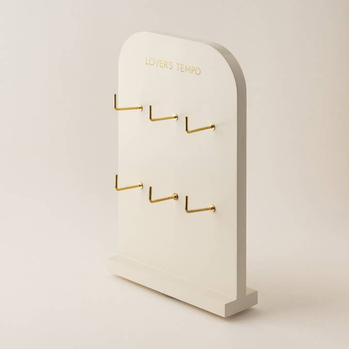 Lover’s Tempo Branded Arch Ivory Spinner | Jewelry Display for wholesale by Lover's Tempo Jewelry