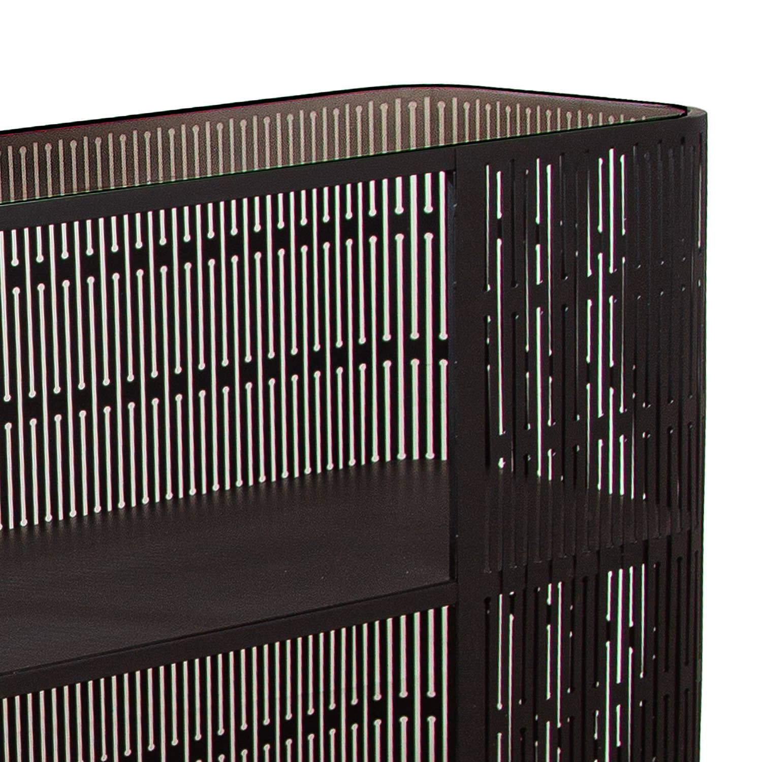 Rectangular sideboard Como black H. 75.5 cm, PU 1 for wholesale on Faire1