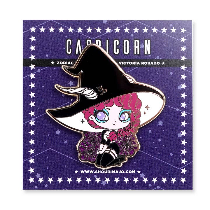 Emaille Pin Tierkreis Steinbock für den Großhandel von SHOURIMAJO