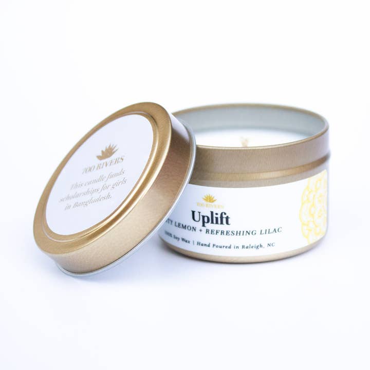 Vela de lata Uplift | Calcetín | Vela navideña y regalo para venta al por mayor de 700 Rivers