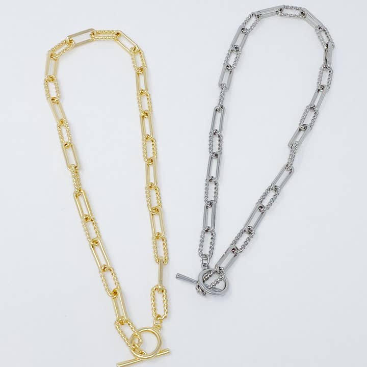 Toggle Chain Link Necklace for wholesale by Ellison+Young
