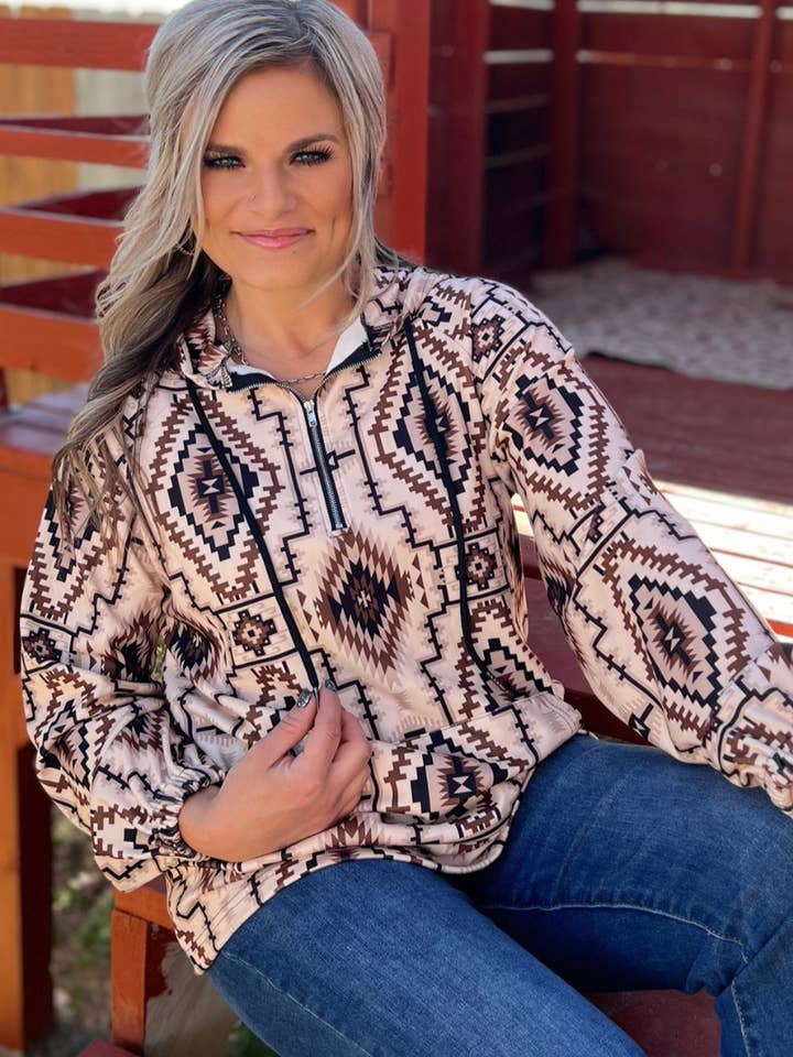 Desert Sands Oversized Pullover for wholesale by Sterling Kreek