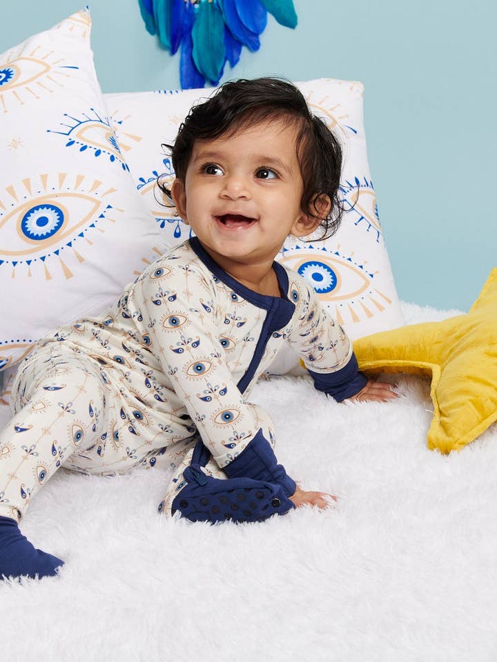 Tiny Talisman Convertible Zipper Pajama for wholesale by Elebaby