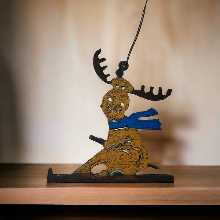 Whimsies - Venta al por mayor Adornos - Alce Esquí Ornamento Lodge decoración rústica respetuosa con el medio ambiente