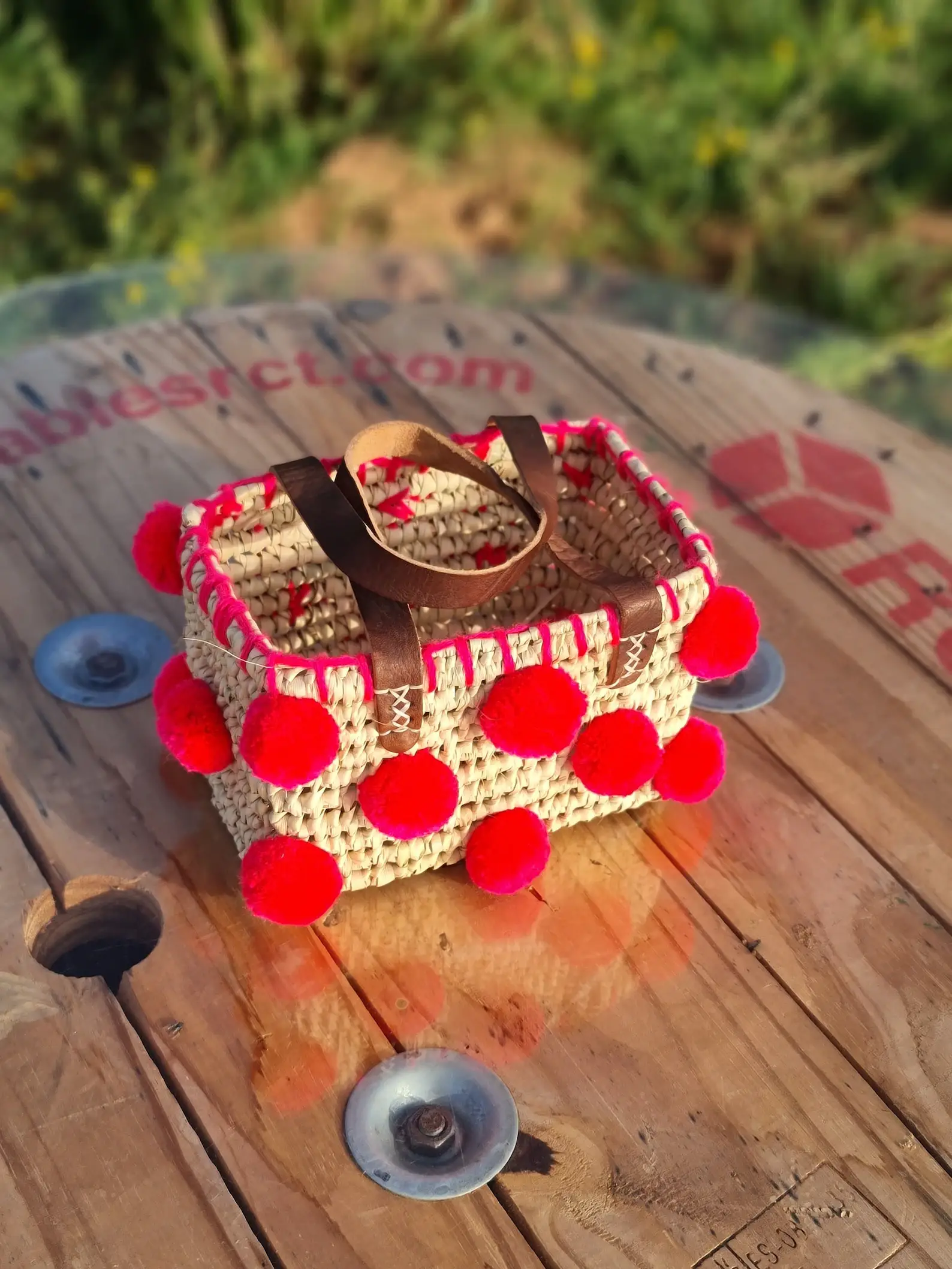 DarKech - Wholesale Beach Bag - Woven straw basket, Straw basket Wedding and bachelorette3