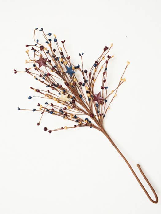 Patriot Metal Stars-n-Berries 29" Pick für den Großhandel von Wholesale Home Decor