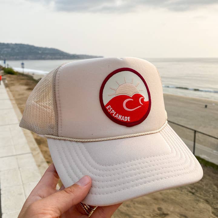 Pôr do sol no chapéu Esplanade Trucker por atacado de Esplanade