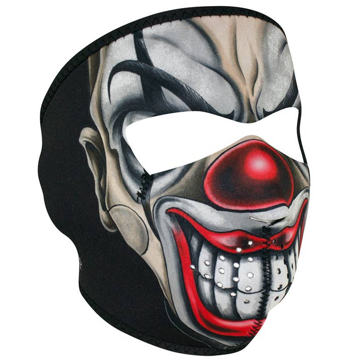 ZAN Headgear - Wholesale Balaclava - Unisex - ZAN Headgear Full Neoprene Face Mask - Chicano Clown