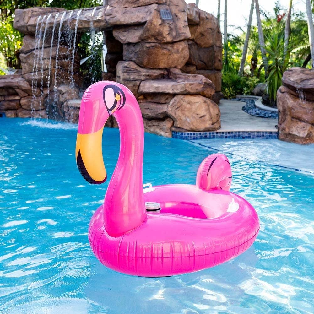 PoolCandy - Wholesale Inflatables - Tube Runner Motorized Flamingo Pool Float Special Edition3