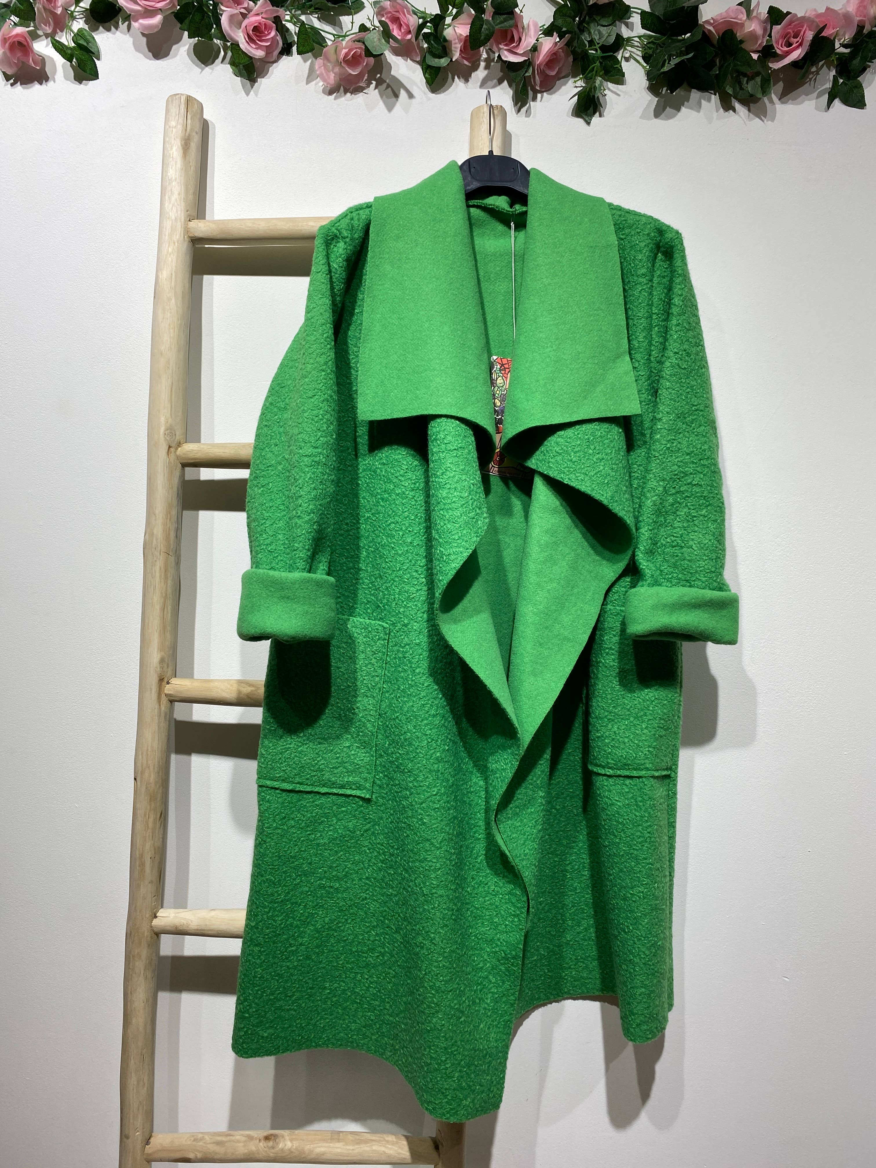 LINEN & COTTON HOUSE - Vente Manteau – femme - VESTE BOUCLETTE MATIERE RESPONSABLE + SIZE  35122 24