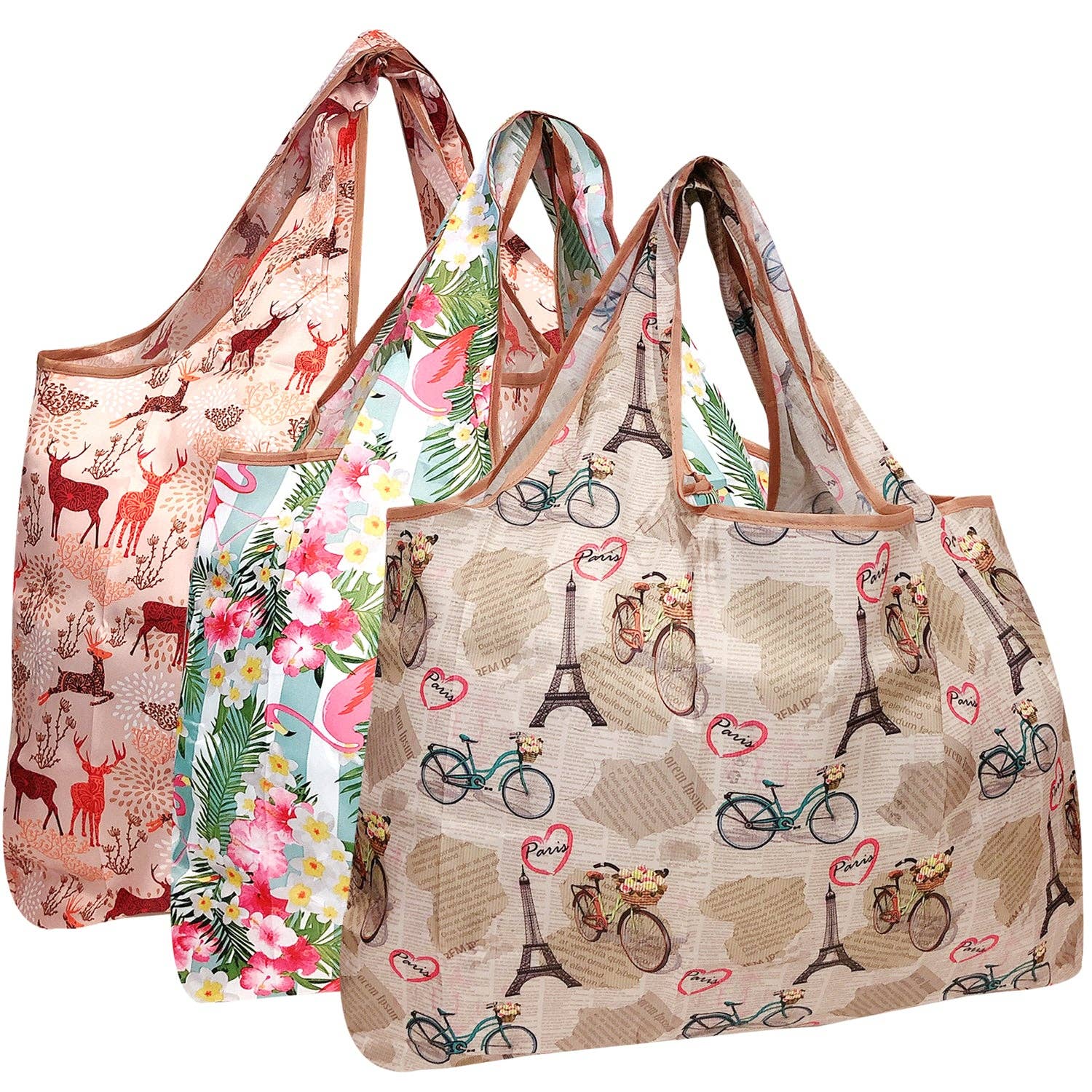 Wrapables.com - Wholesale Grocery/Shopping Bag - Wrapables Eco-Friendly Large Nylon Reusable  Bags (Set of 3)191