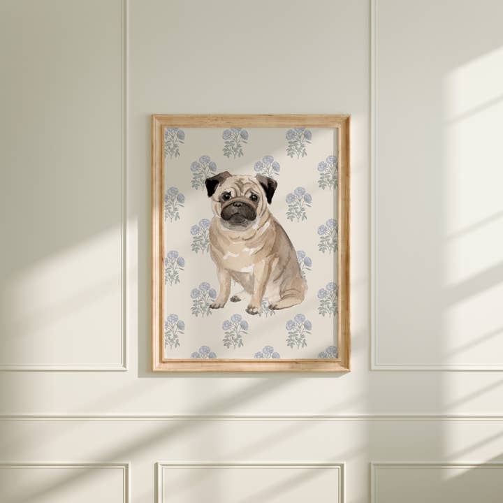 Paperly Creative Co - Wholesale Art Print - Pug Dog Art Print5