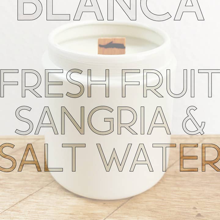 Playa Blanca Travel Candle for wholesale by Terrae Collective