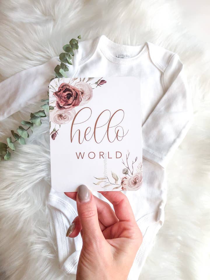 Ensemble d'étapes florales - Rectangle pour la vente par The Crafty Brunette Co