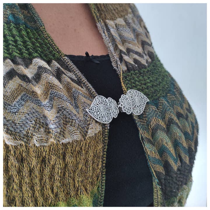 Cristina SJ creative shop - Wholesale Brooch - Portuguese filigree brooch, jacket closure, top design8