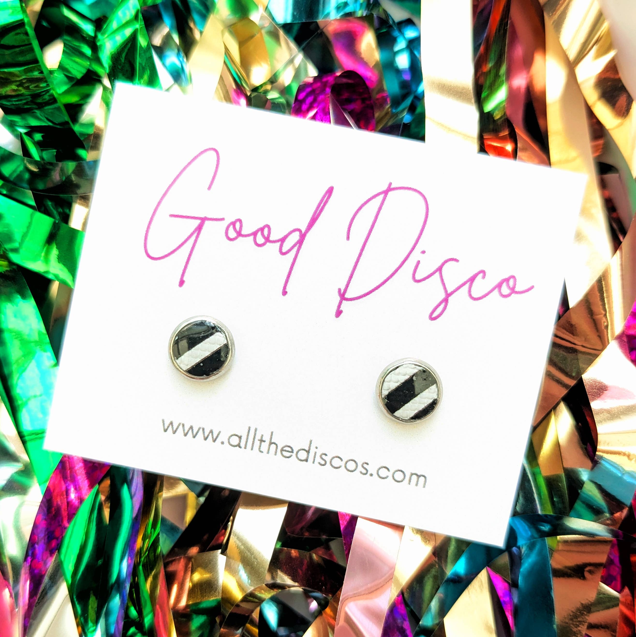 All The Discos - Wholesale Stud/Post Earrings - Good Disco Stud Earrings8