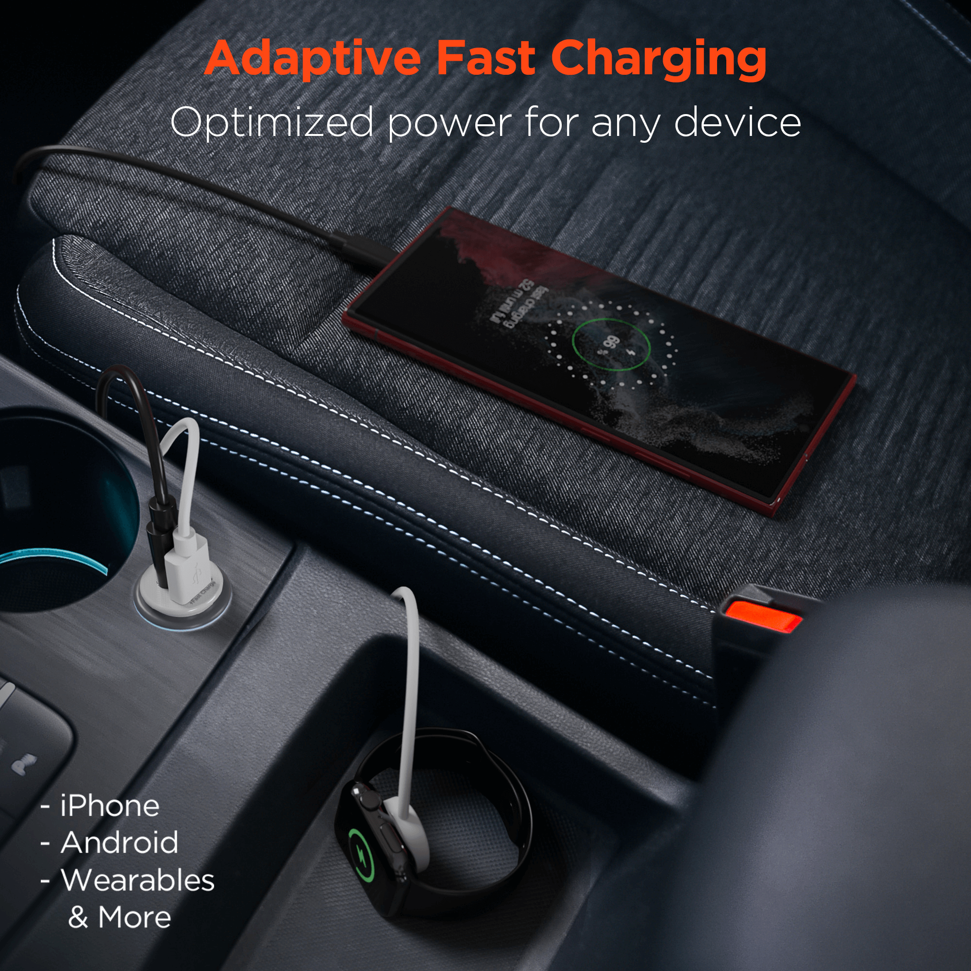 JupiterGear Home - Wholesale Portable Charger - HyperGear Mini 20W USB-C PD + 18W USB Fast Car Charger13