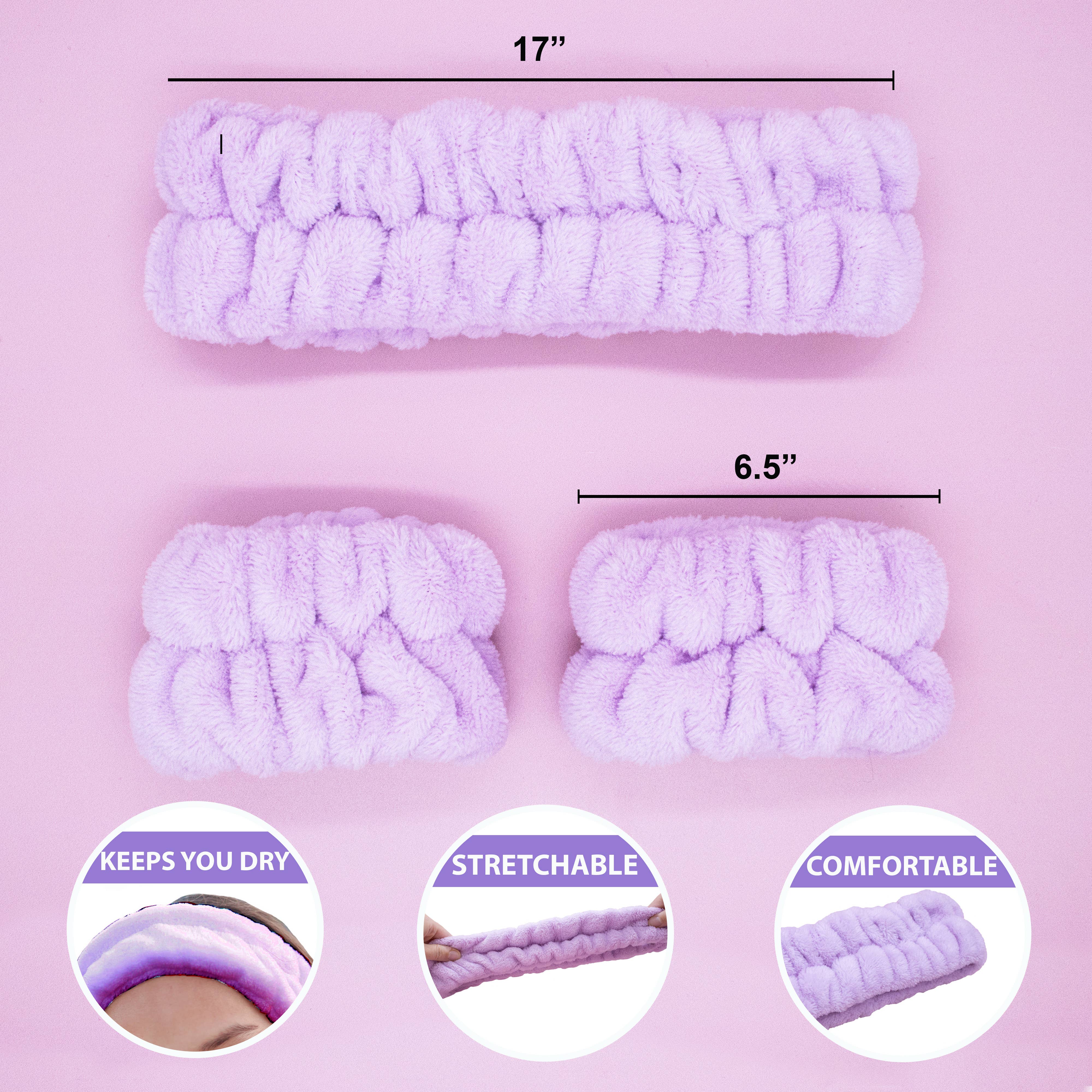 Frog Sac - Wholesale Spa Headband - Spa Headband - Skincare Headband & Wristband Set28