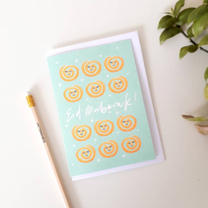 Halo Kits - Wholesale Eid & Ramadan Card - Jalebi Eid Mubarak Card