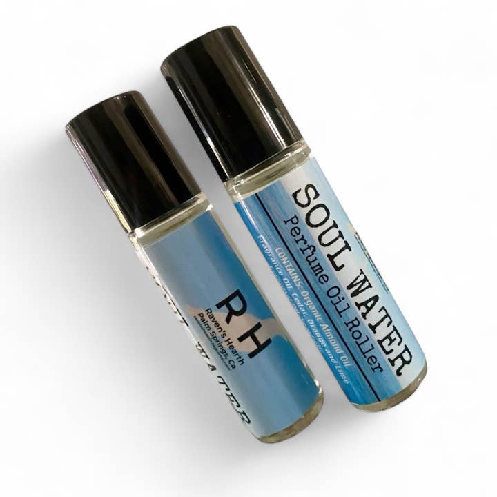 Raven’s Hearth - Wholesale Roll-On Fragrance - Soul Water Perfume Oil | Ocean Scent | Gender Neutral 2