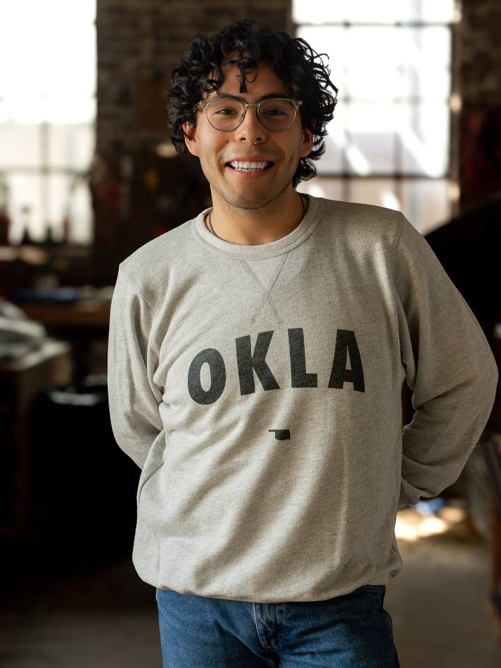 OKLA Pullover Sweatshirt for wholesale by Shop Good