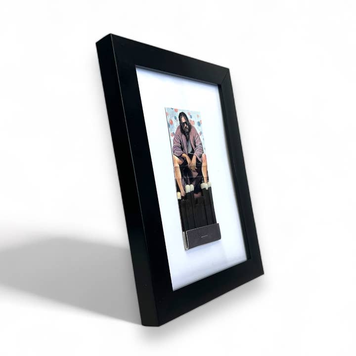 Big Lebowski The Dude encadré pour la vente par King Margot