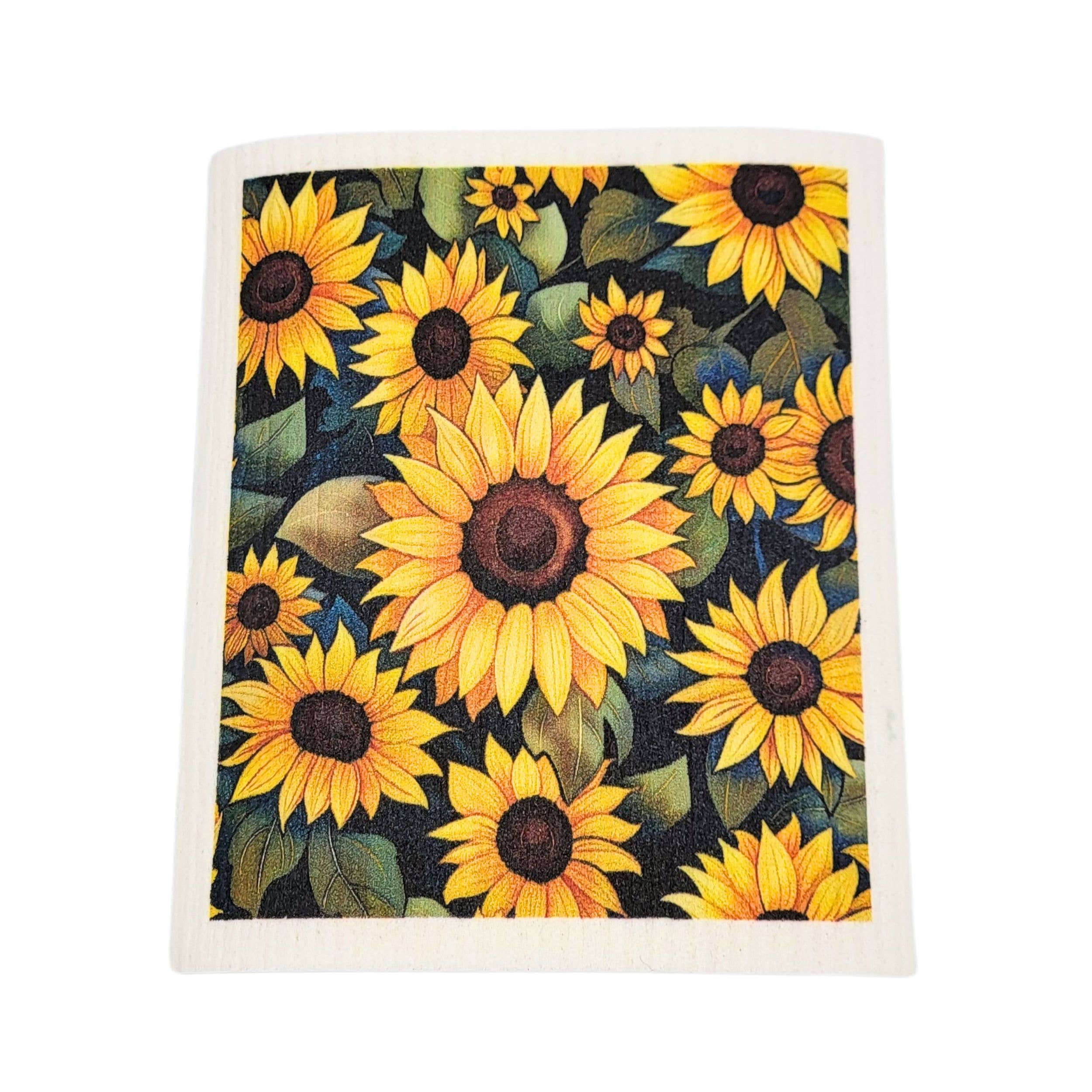 Driftless Studios - Wholesale Dishcloth - Summer Sunflower Fields Swedish Dishcloths - Home Decor