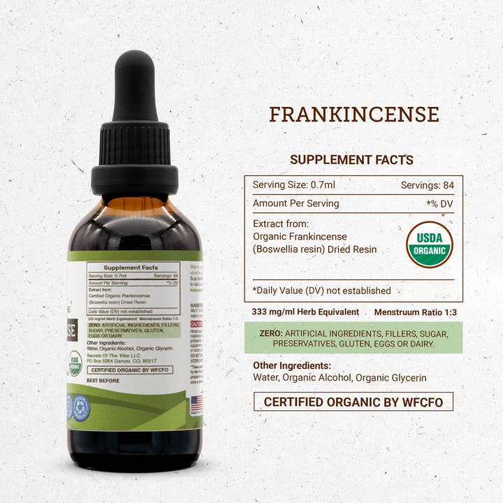 Secrets Of The Tribe - Wholesale Tincture - Frankincense Tincture5